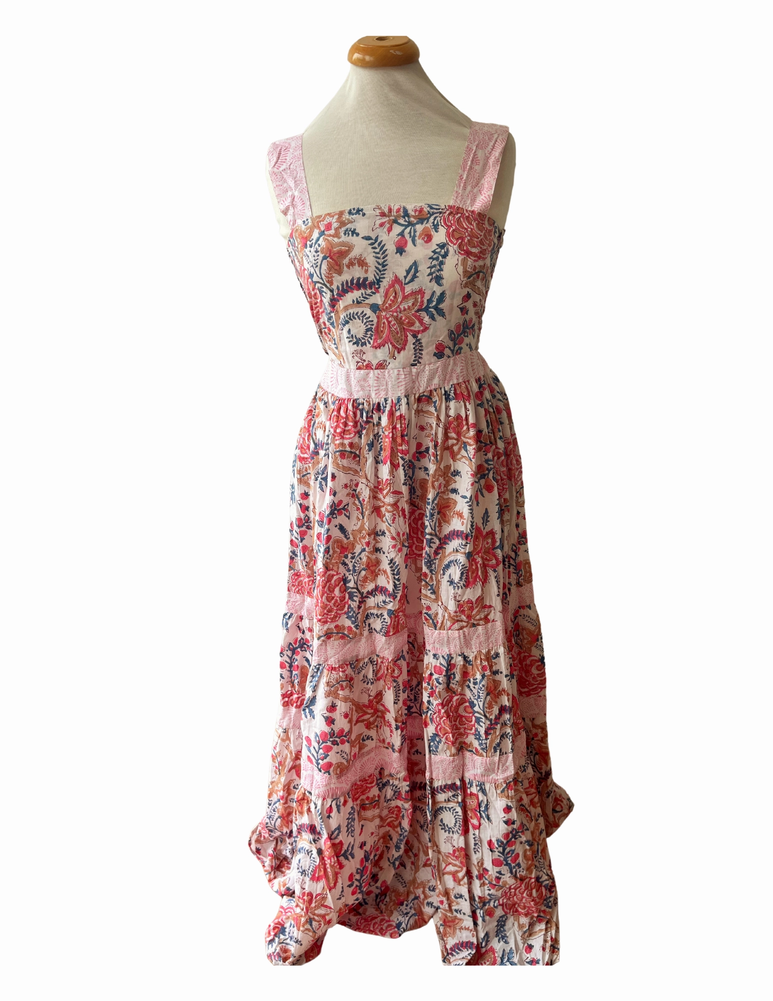Notting Hill Maxi Dress Hibiscus Vine Clean Aesthetic Fall Comfort