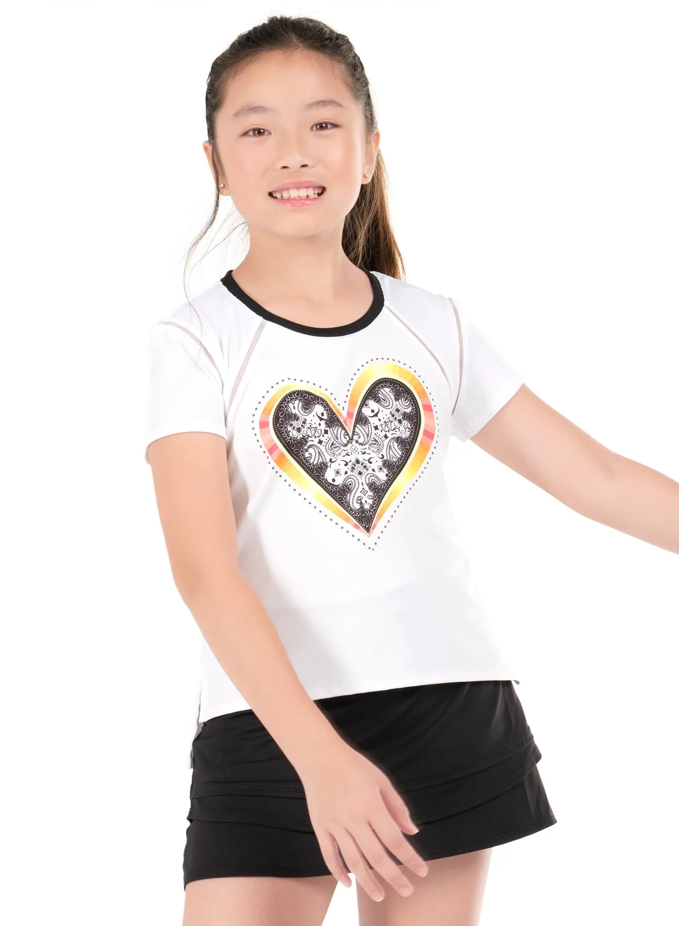 QuickDryTech Paisley In Love Short Sleeve