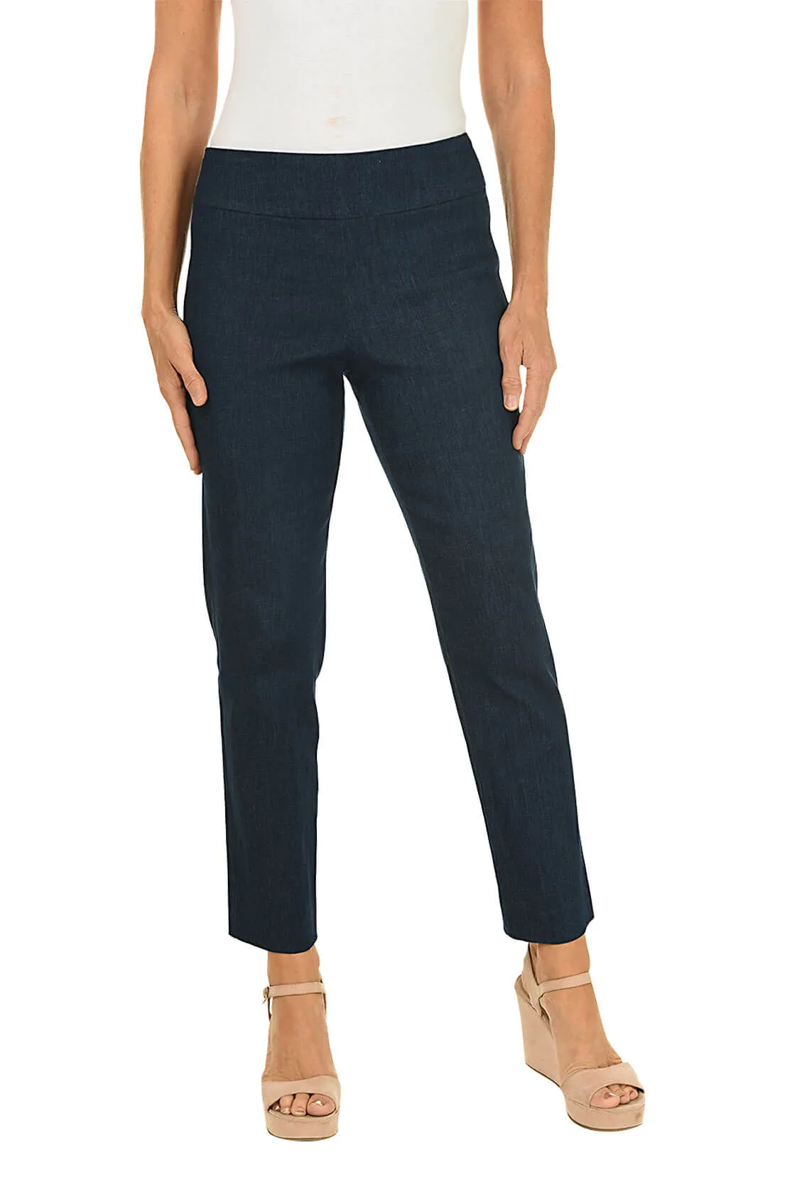 Denim Pull-On Ankle Pant Soft Touch