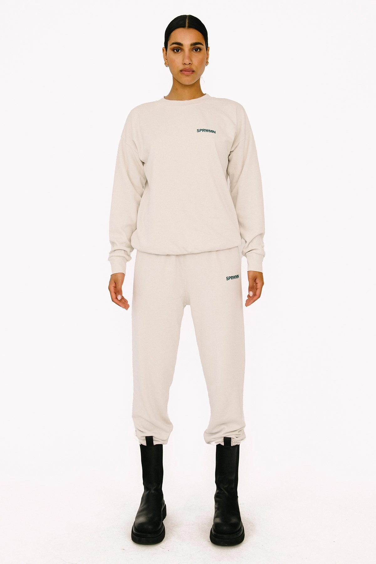 Stretchable Neckline Off White Logo Sweatpants