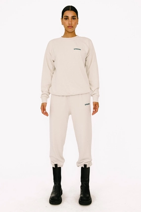 Anti Pill Surface Off White Logo Sweatpants