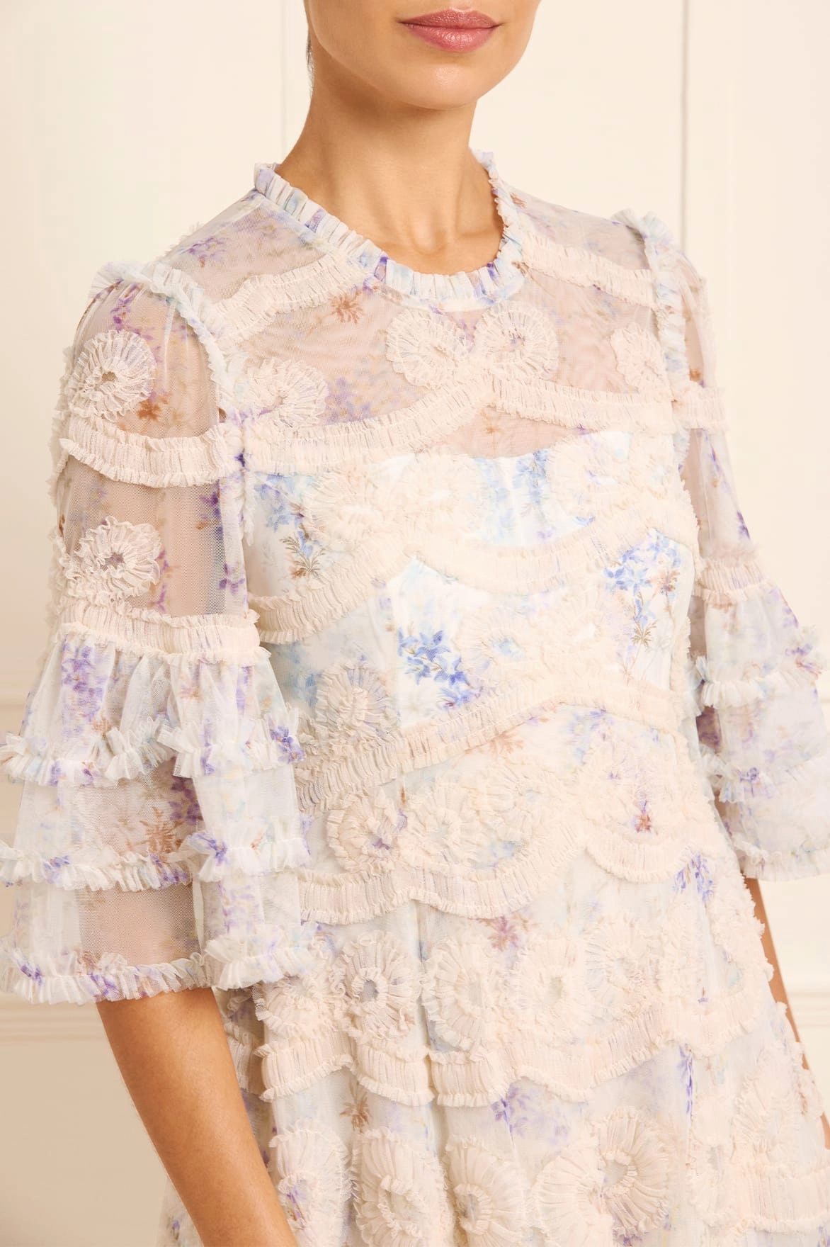 Smooth silhouette Ophelia Ditsy Ingrid Gown