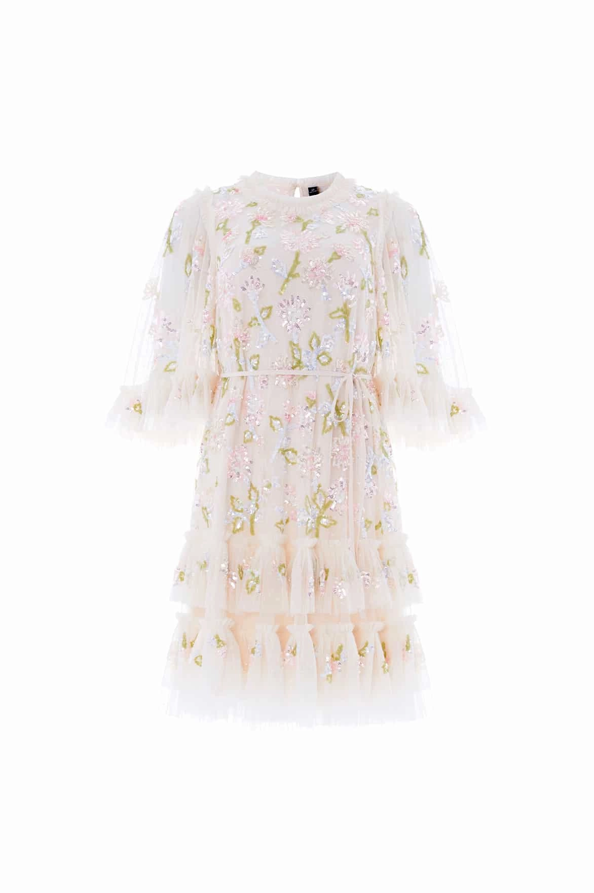 Sequin Dandelion Gloss Mini Dress Odor-Control