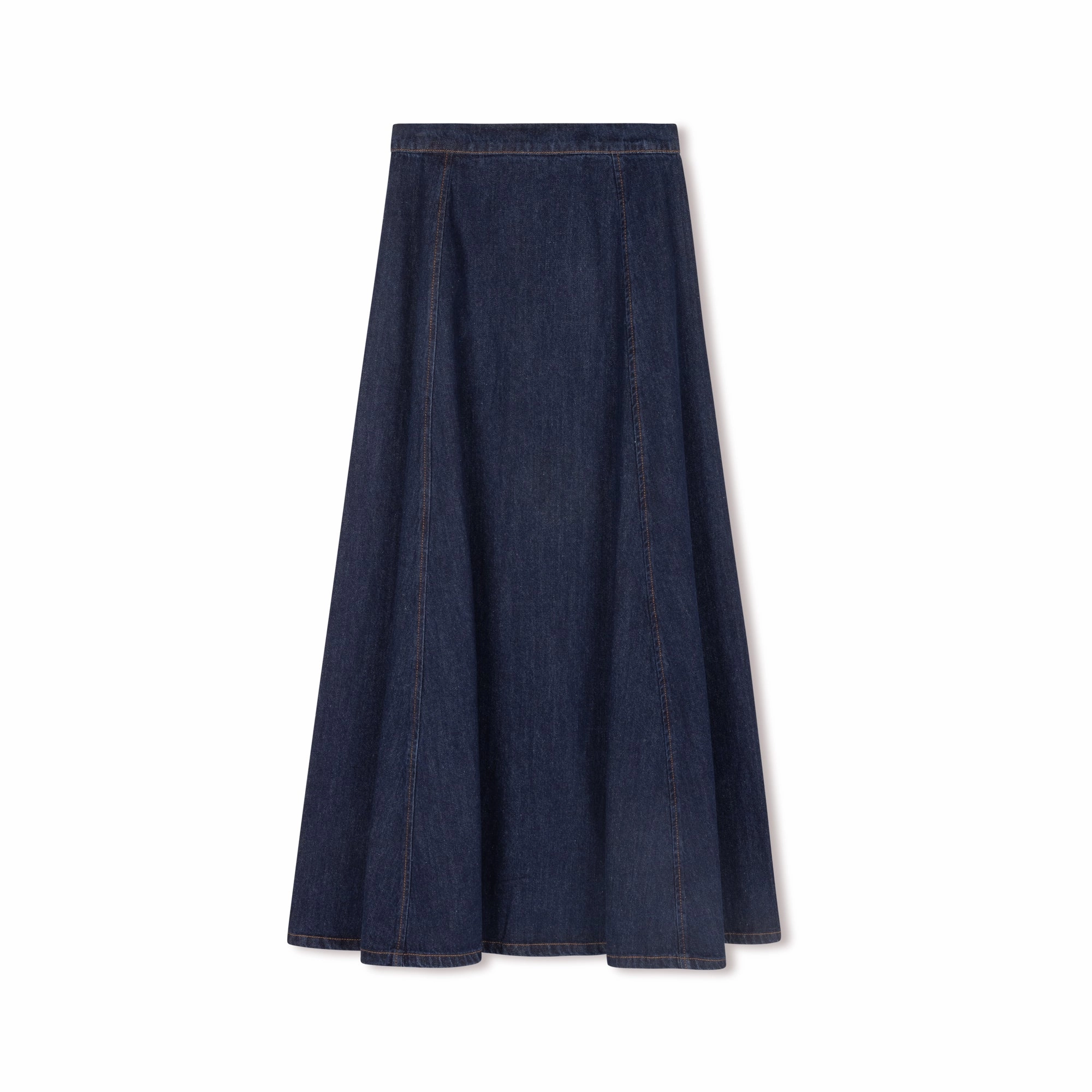 Jane Denim Skirt | Blue Stylish Vibe Graceful Look