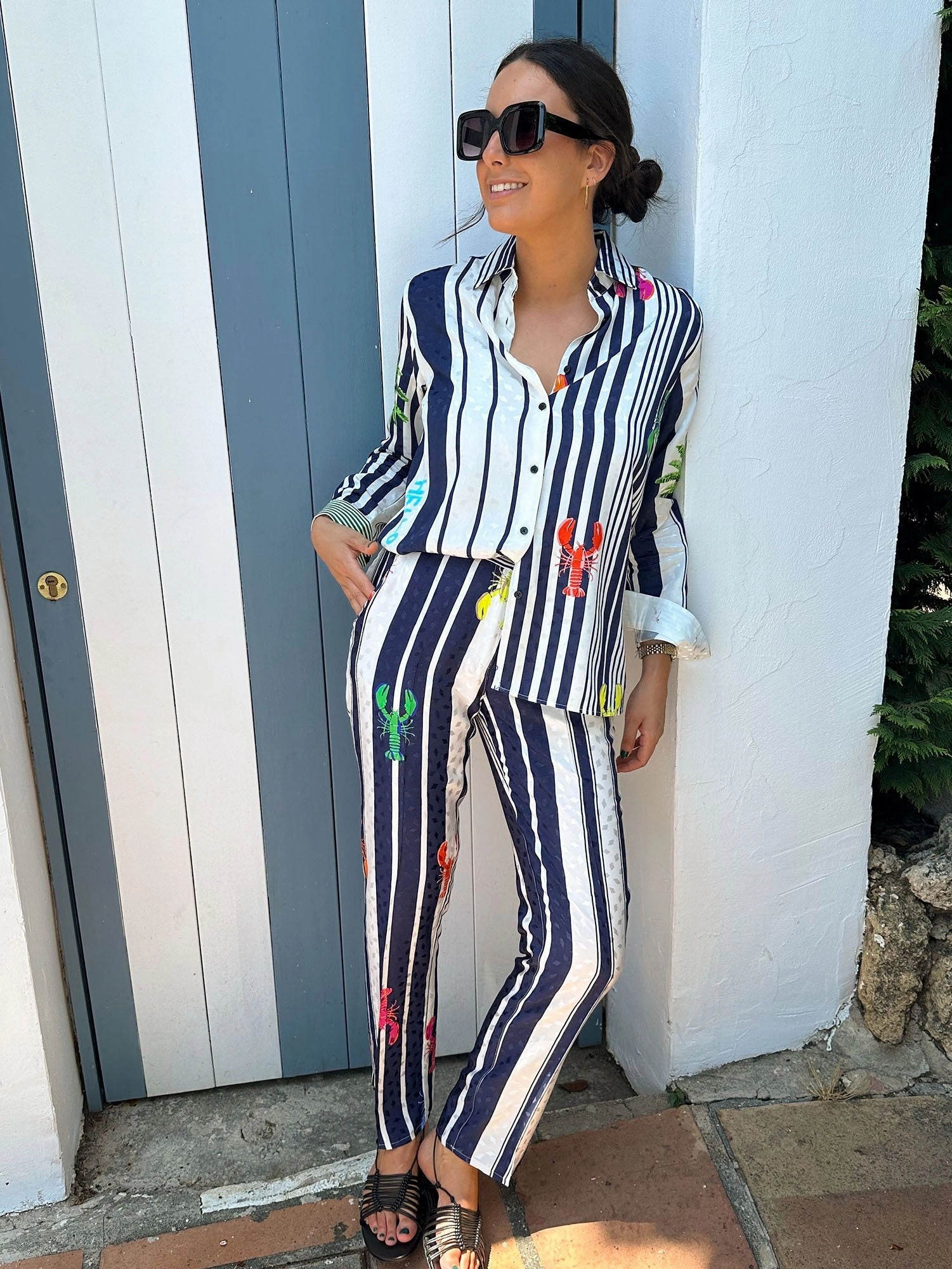 Lightweight Flex FlexibleMobility Ornella Pant in Patchwork Print