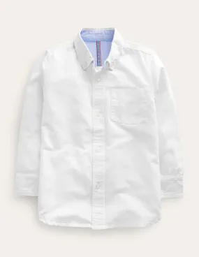 Moisture Wicking Fabric Oxford Shirt-White