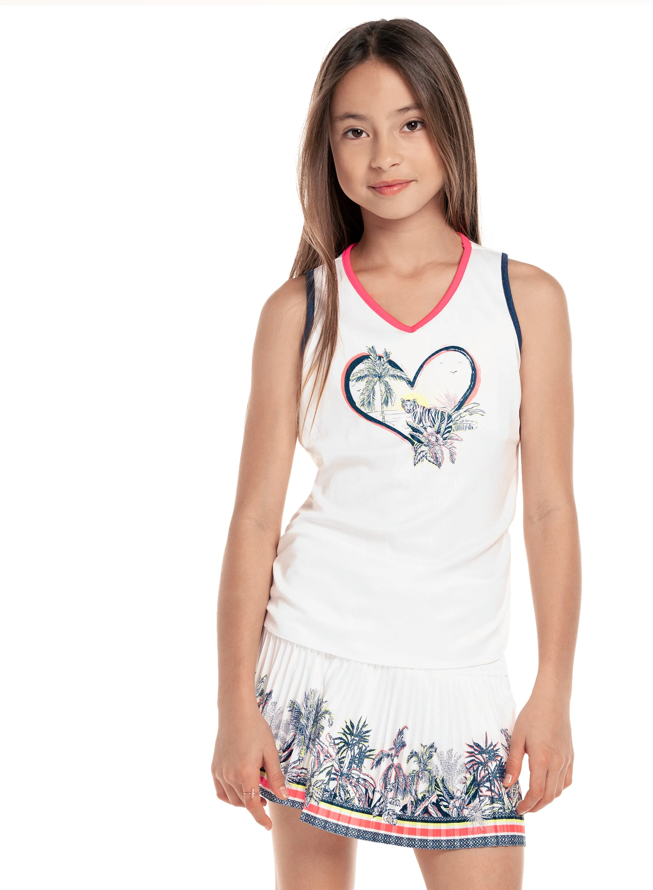 Palms D'amour Tank Hidden Storage Pockets Comfortable Fabric