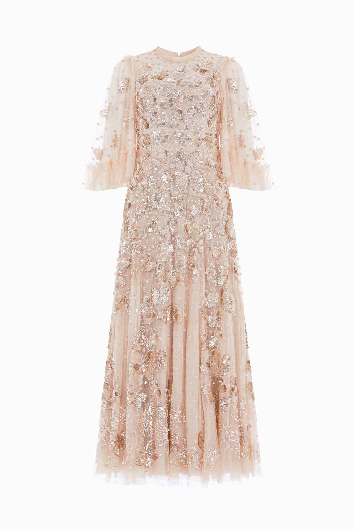 AntiFrayEdging Fall Fashion Papillon Ankle Gown