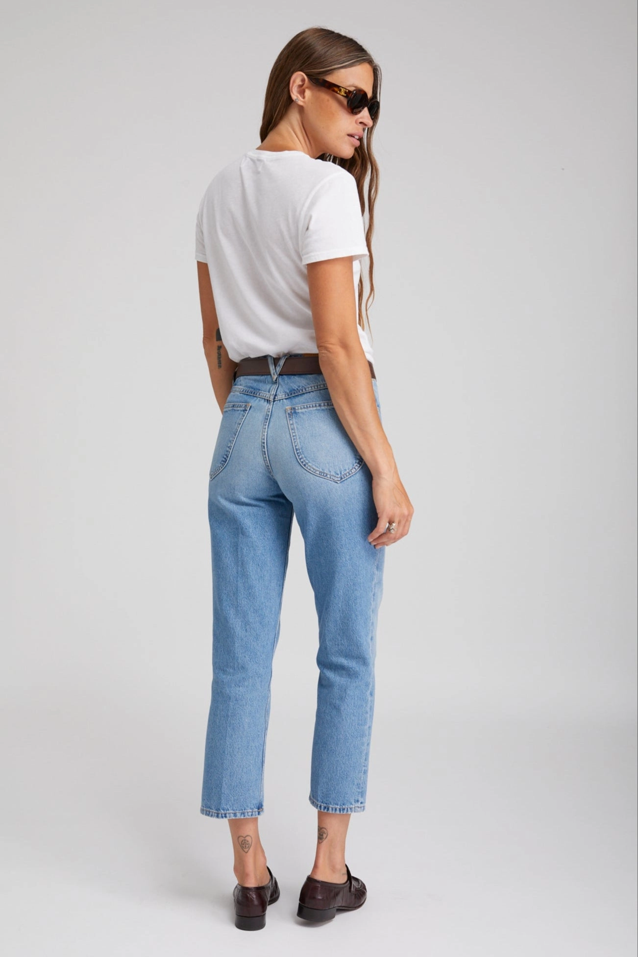 Paradis Crop Straight Leg Denim TailoredCut