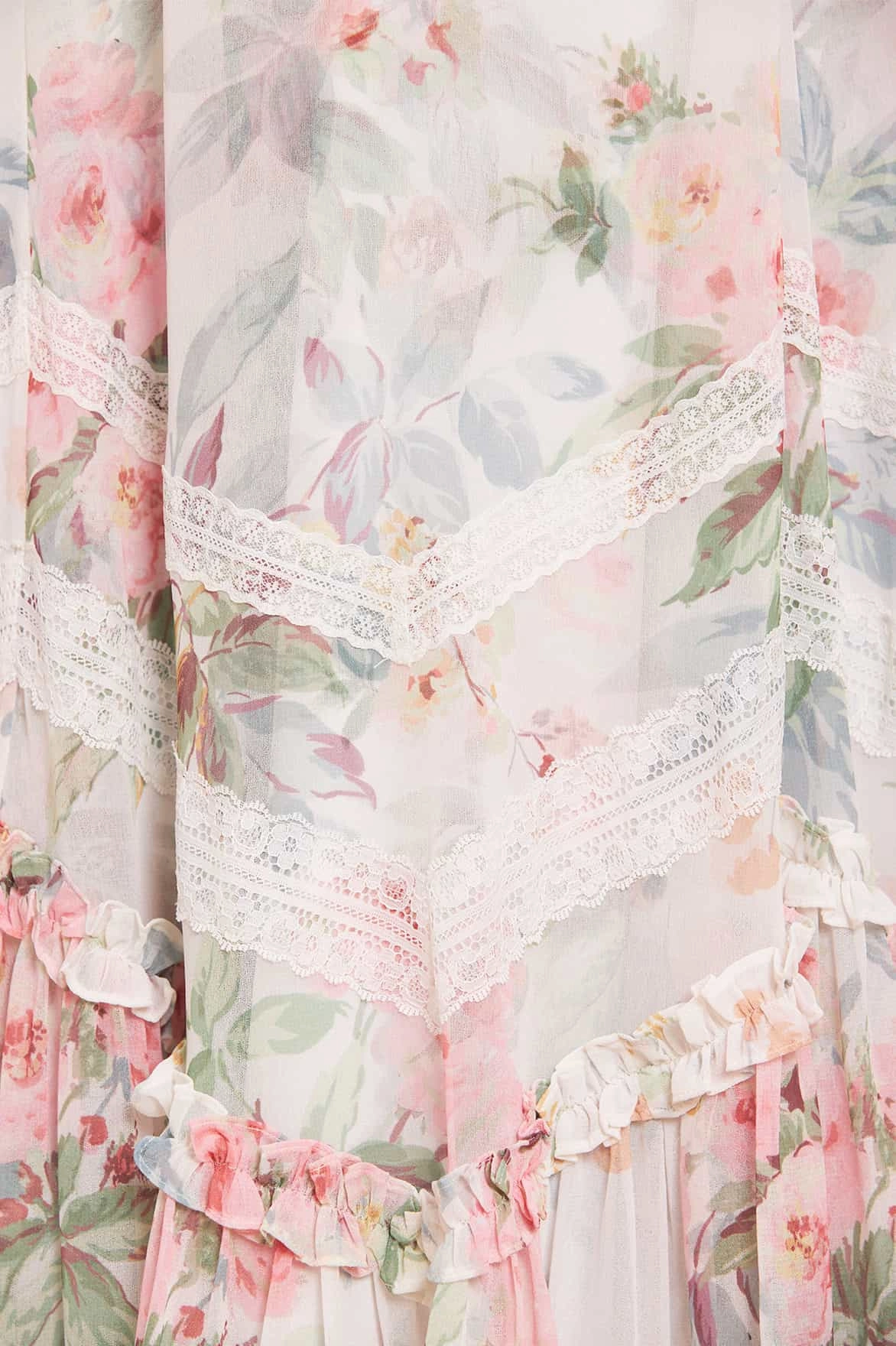 Paradise Garden Sonata Georgette Micro Mini Dress Cool Palette Smart Shape