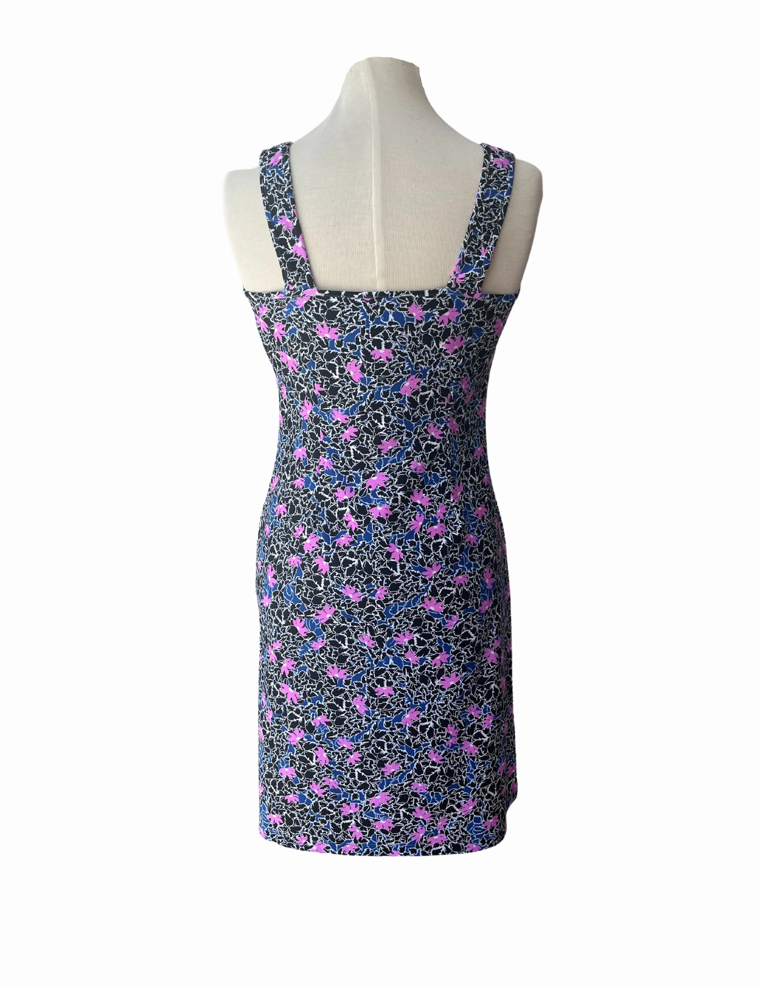 Long Bali Tank Dress Scaevola Orchid/Black Dress for brunch Garden Fresh
