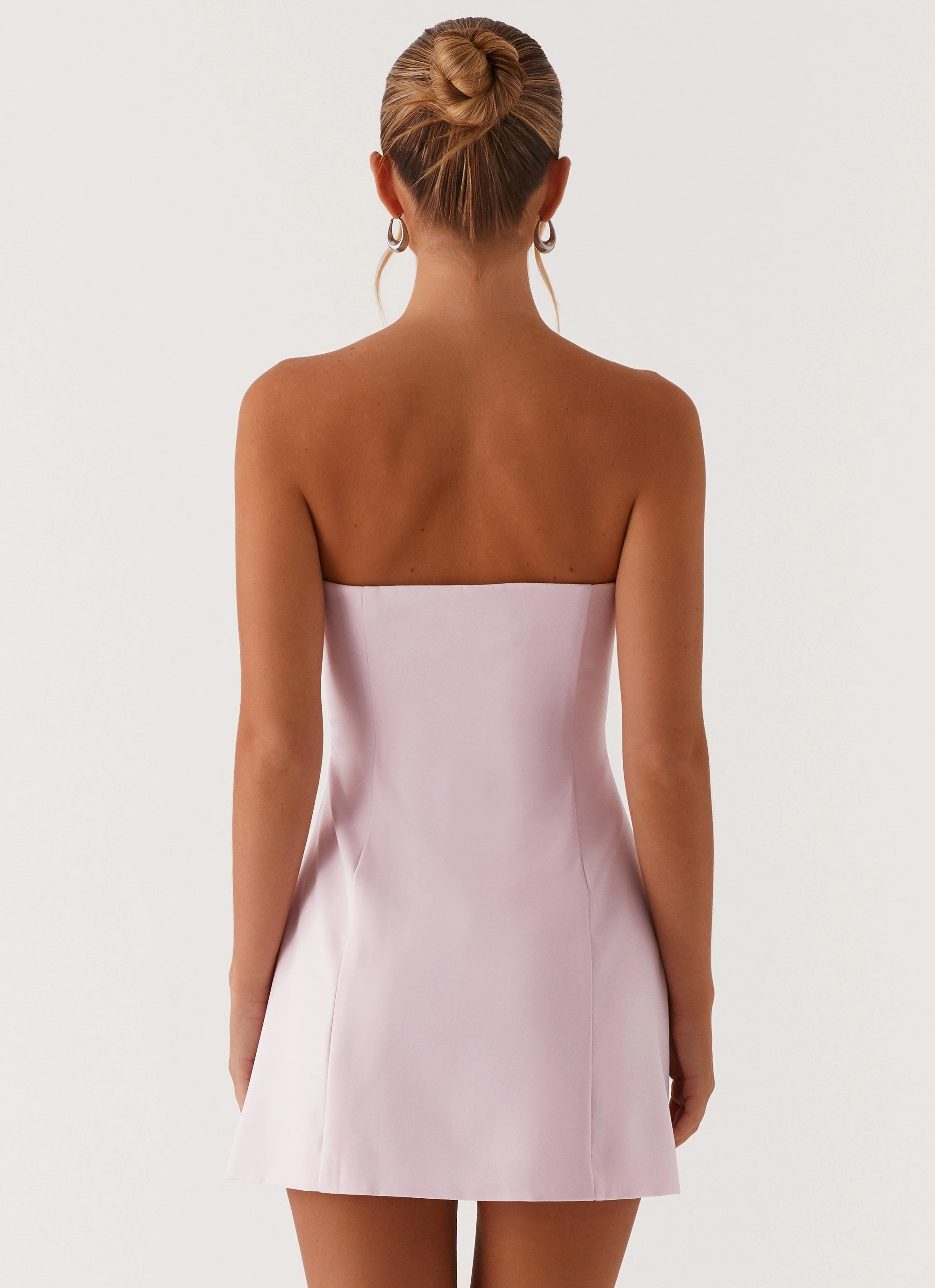 Patsie Strapless Mini Dress - Pink
