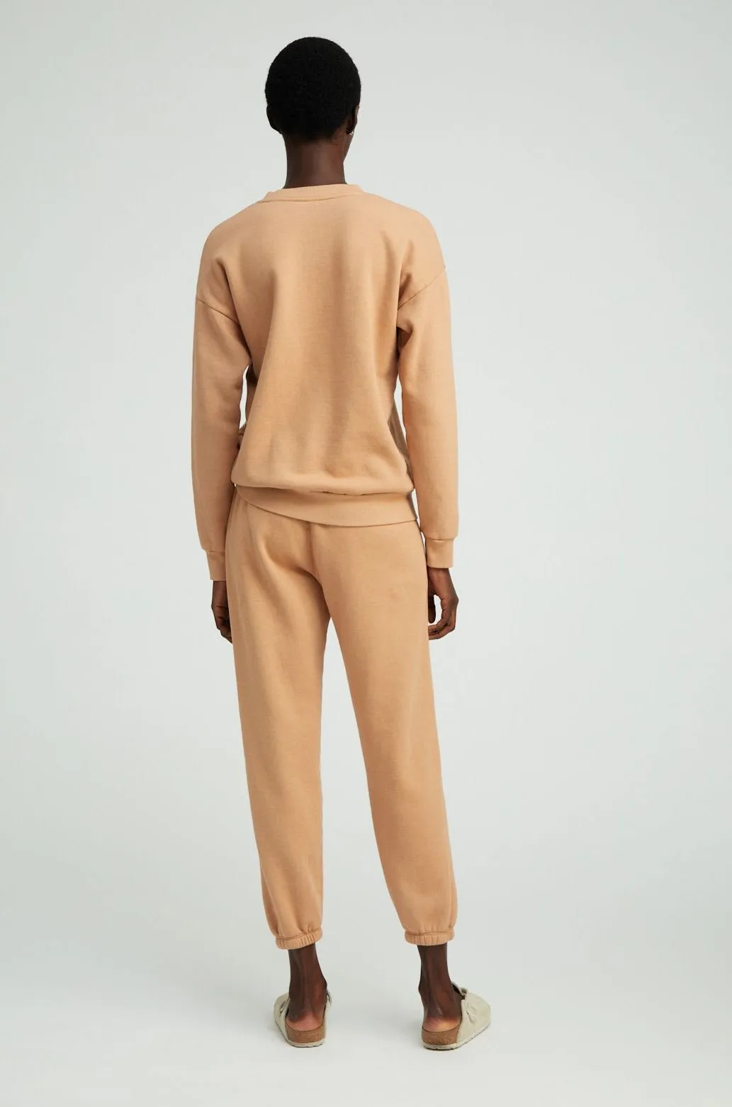 Relaxed Fit Shirt Peach Logo Sweatshirt