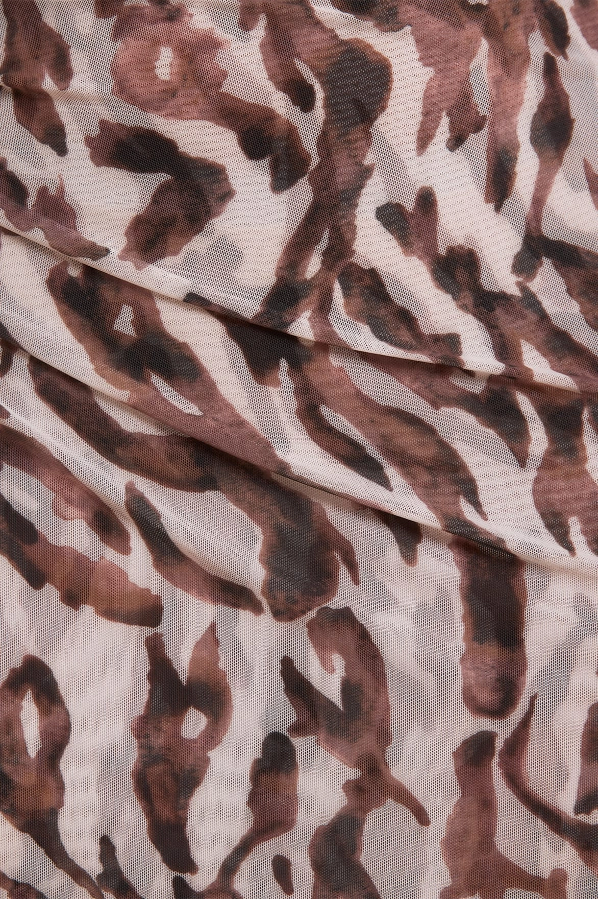 Zebra Turtleneck Ankle Gown Romantic Mood WrinkleResistantFinish