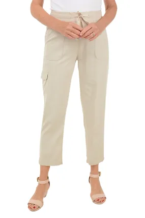 Comfy Look Linen Blend Cargo Pocket Pant