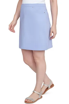 Petite Making Waves Solid Skort understated look