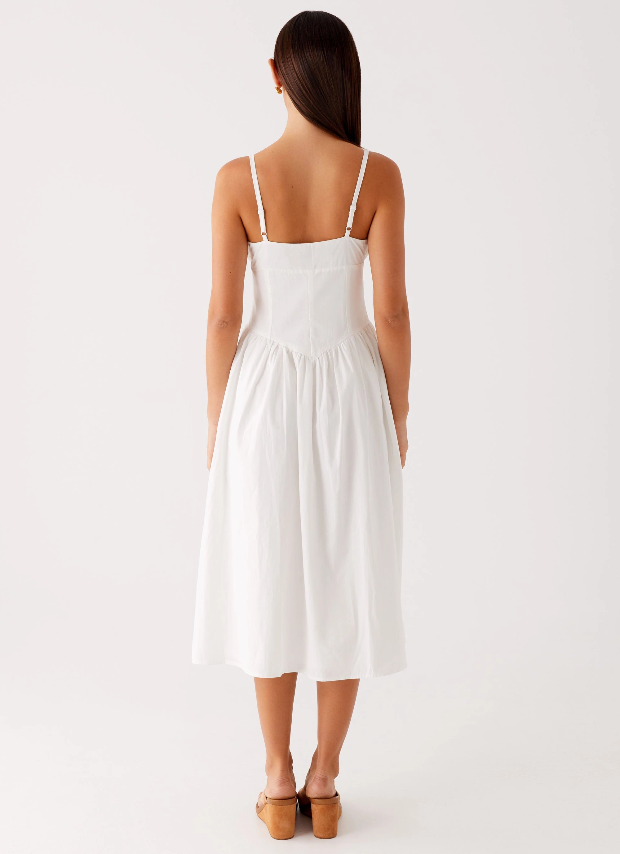 Phillipa Midi Dress - White