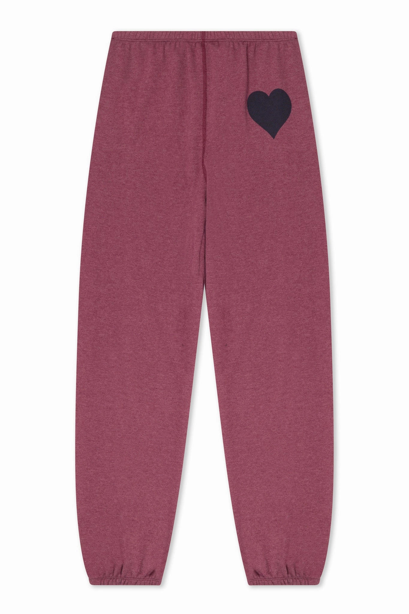 ElasticTrimming Non Restrictive Collar Pinot Heart Sweatpants
