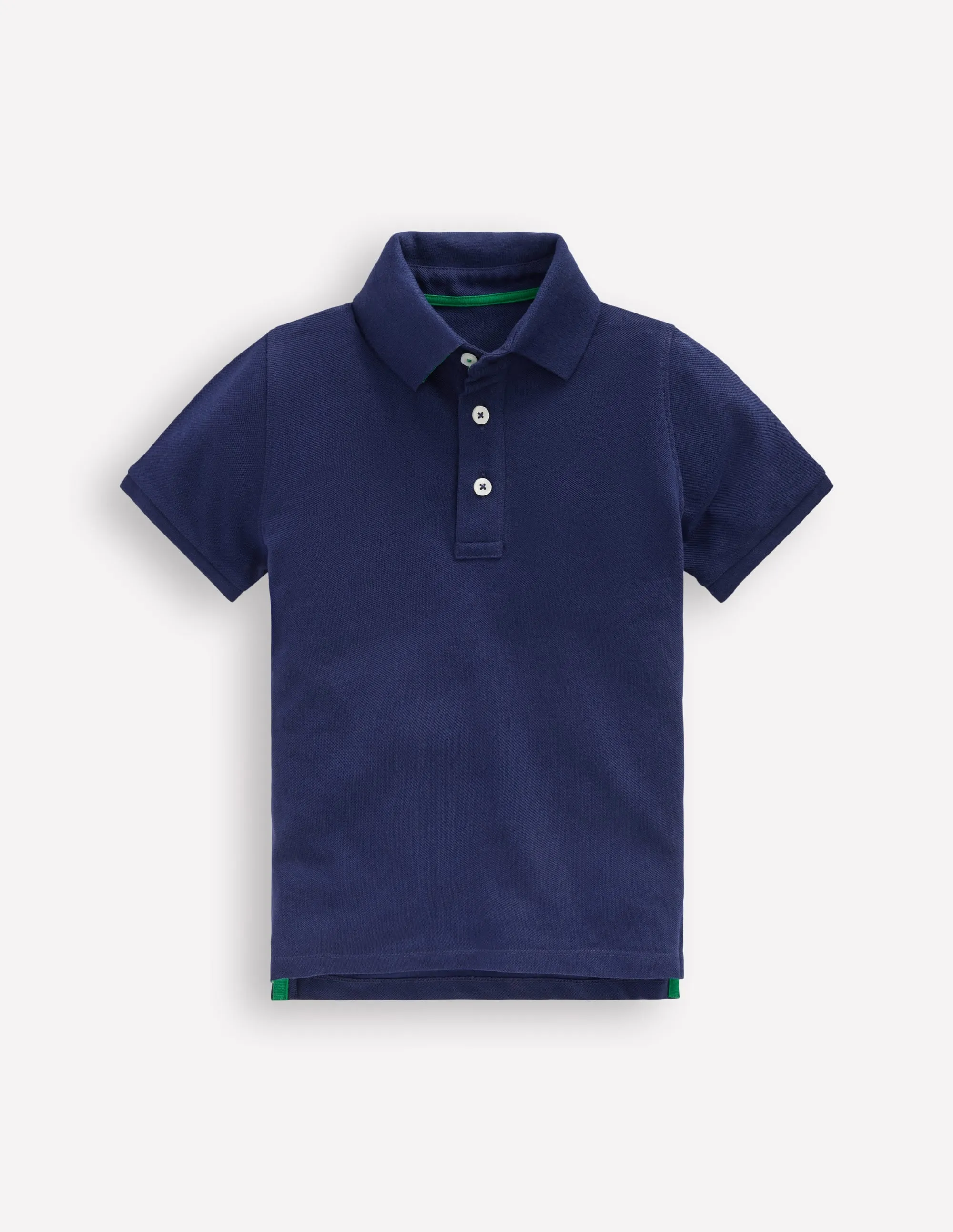 Flexible Design Piqu Polo Shirt-College Navy
