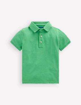 Piqu Polo Shirt-Aloe Green AllDaySoftness Subtle Texture Weave