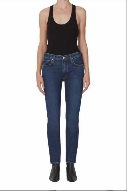 Casual Days Willow Mid Rise Slim Crop in Divided