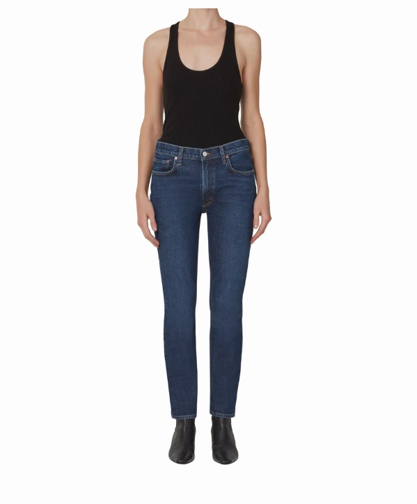 Everyday Loose Music Event Willow Mid Rise Slim Crop in Divided