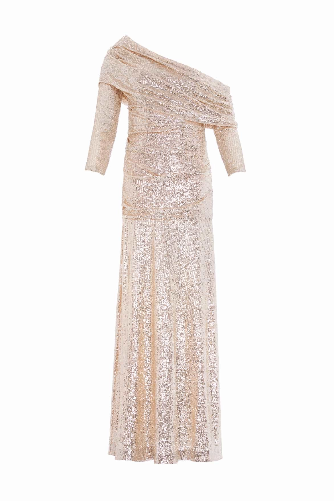 Nova One-Shoulder Ankle Gown Fresh Appeal