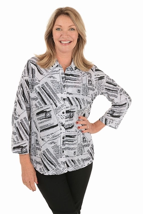 SeamFree Knitting BreathableMeshPanel Postage Paid Roll-Tab Knit Shirt