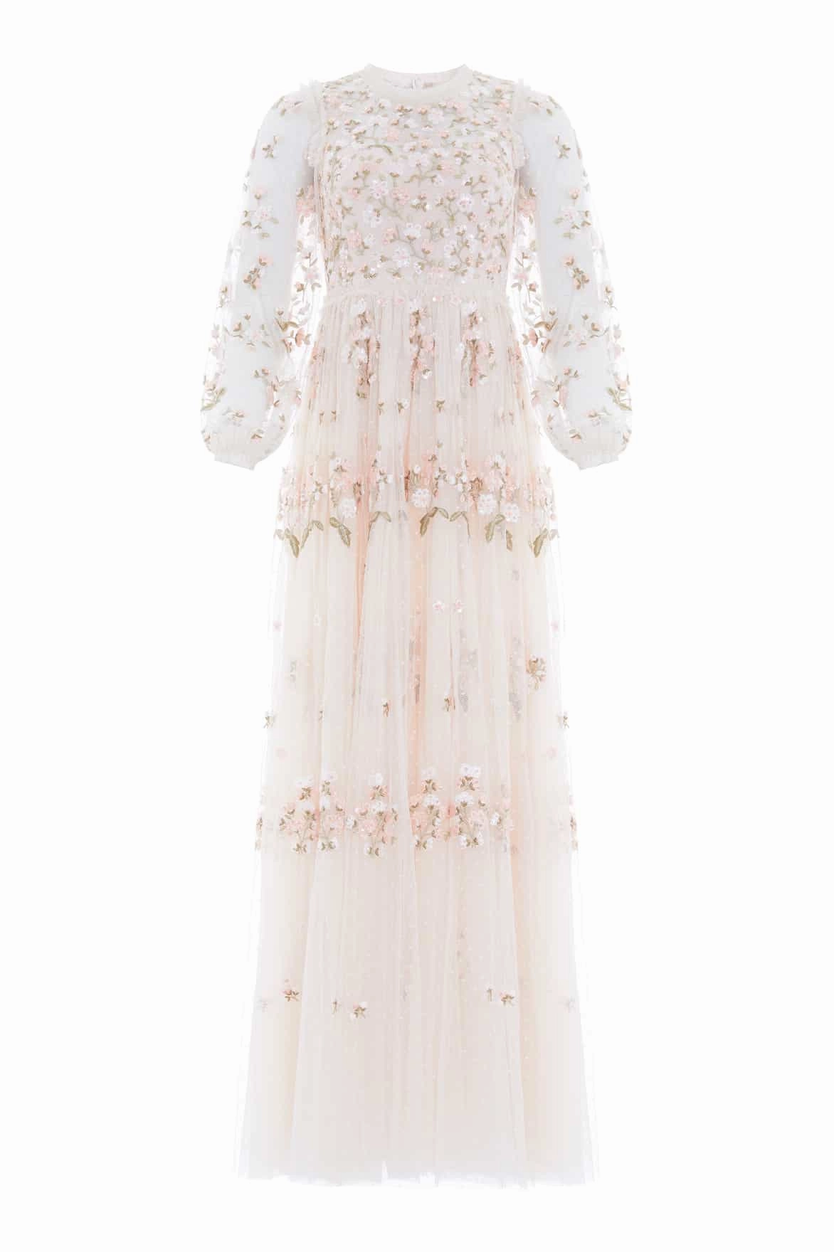 Posy Round Neck Gown Casual and Stylish Elegant Wearable