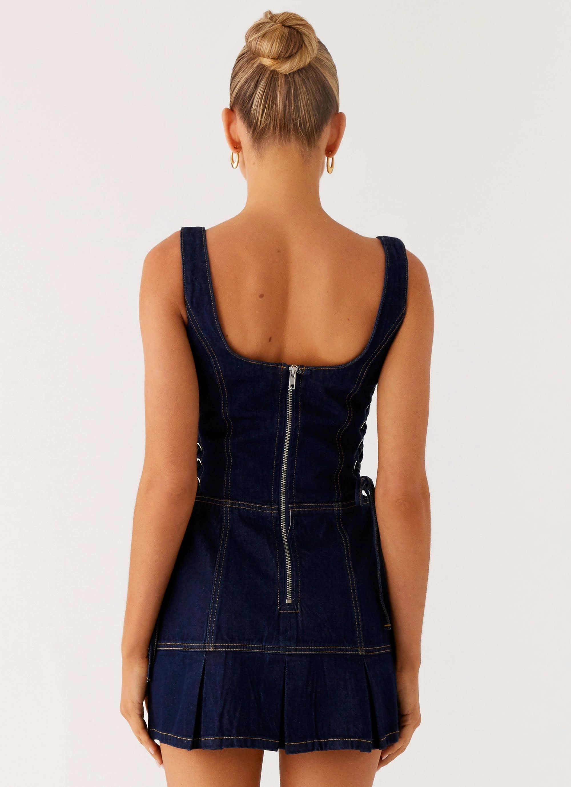 Preston Mini Dress - Indigo