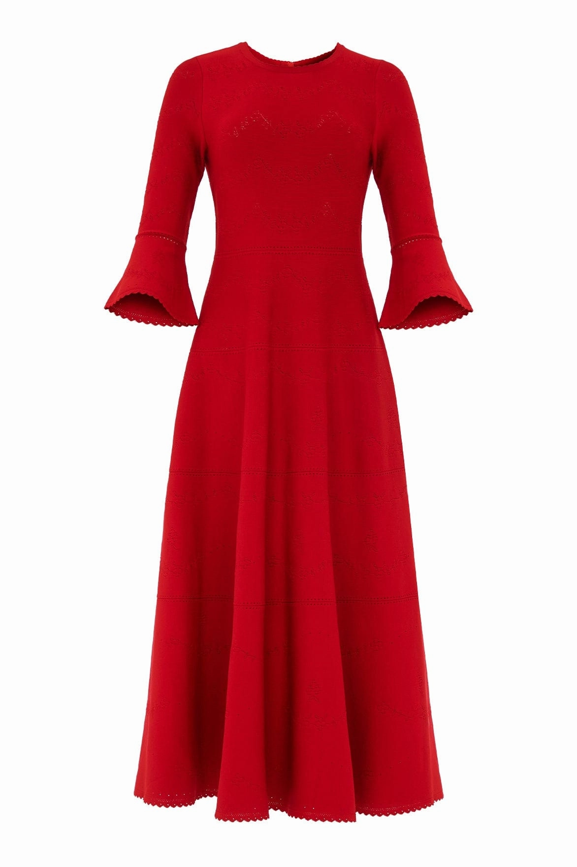 Halter neck Love Soft Pretty Pointelle Knit Ankle Gown