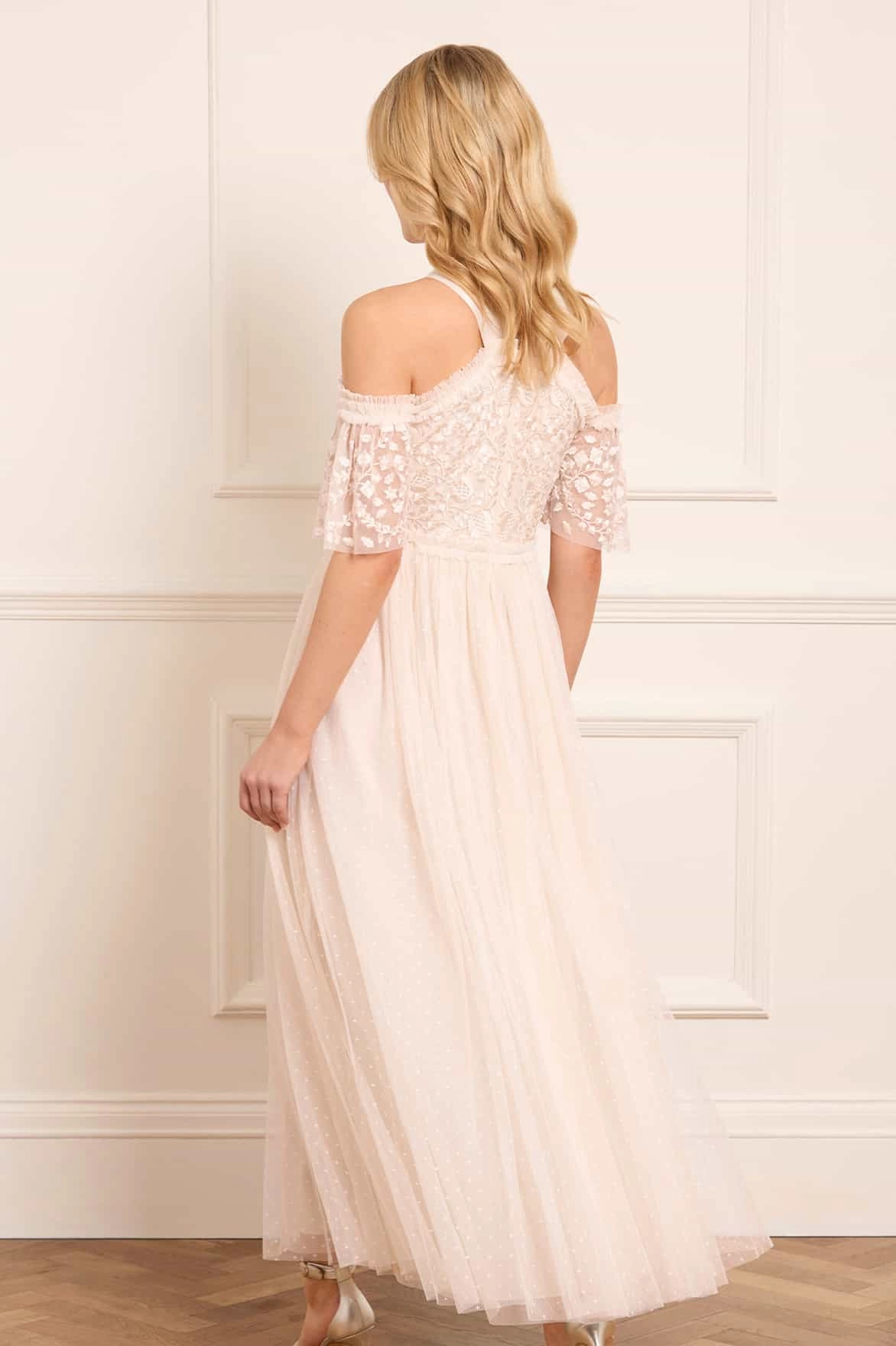 Silk Shine Primrose Bodice Ankle Gown