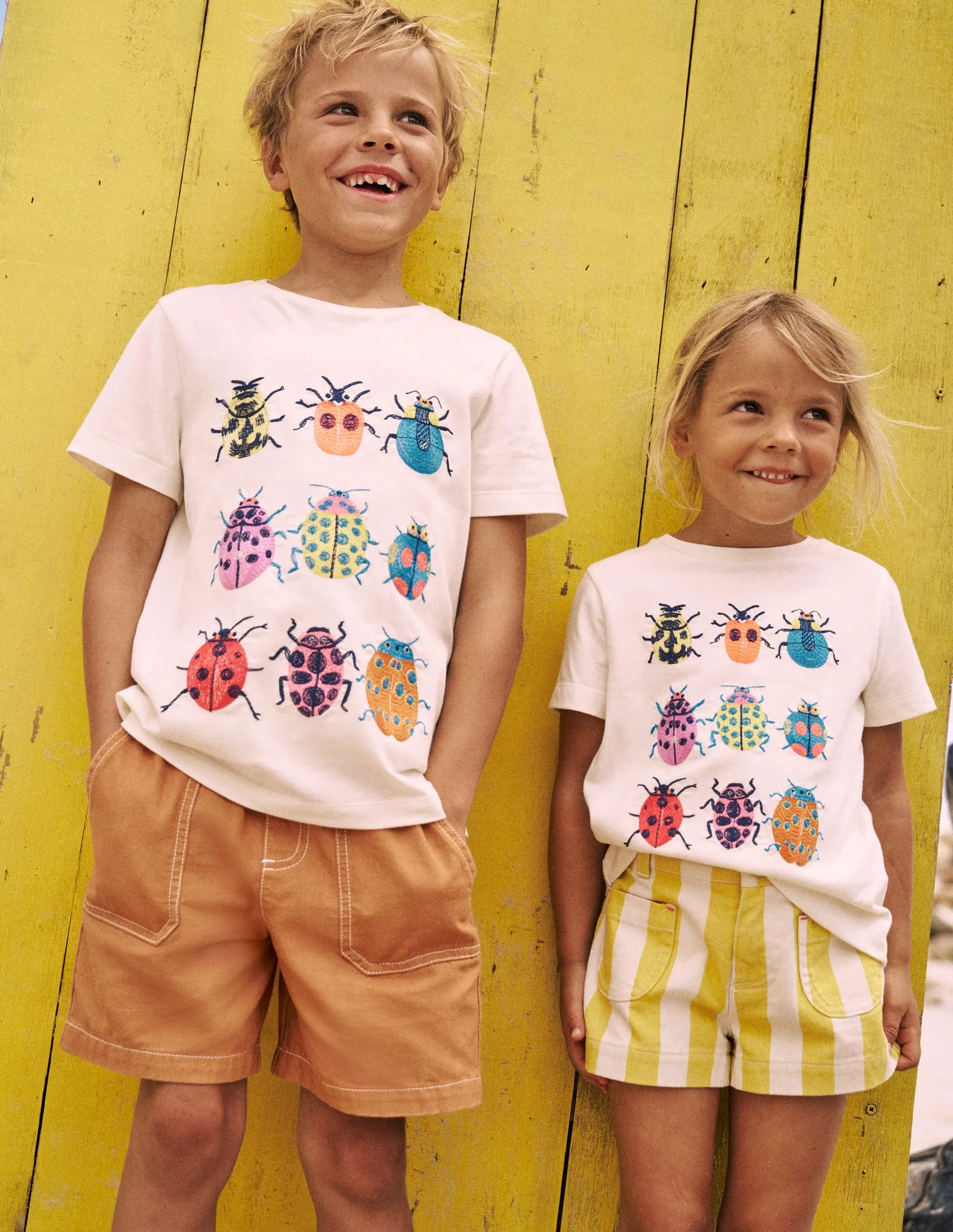 Active Lifestyle Pull-On Cotton Shorts-Butterscotch Brown