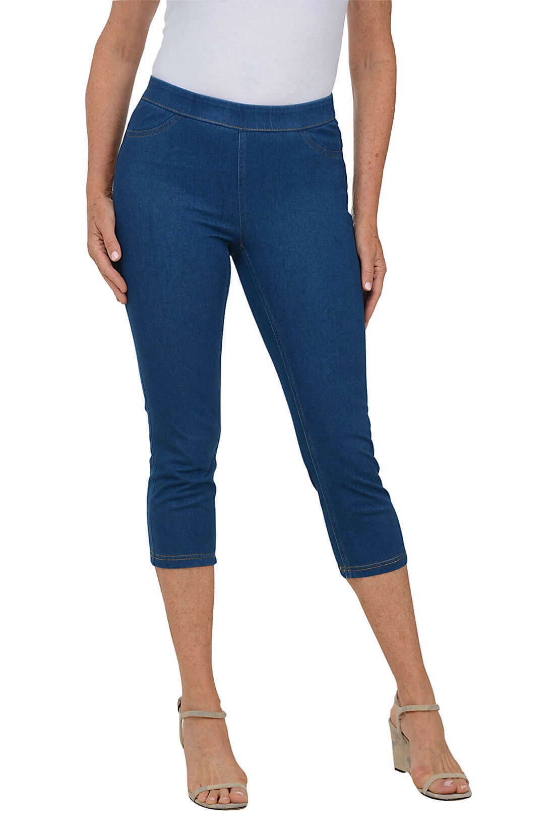 Pull-On Capri-Length Jegging Stay Fresh