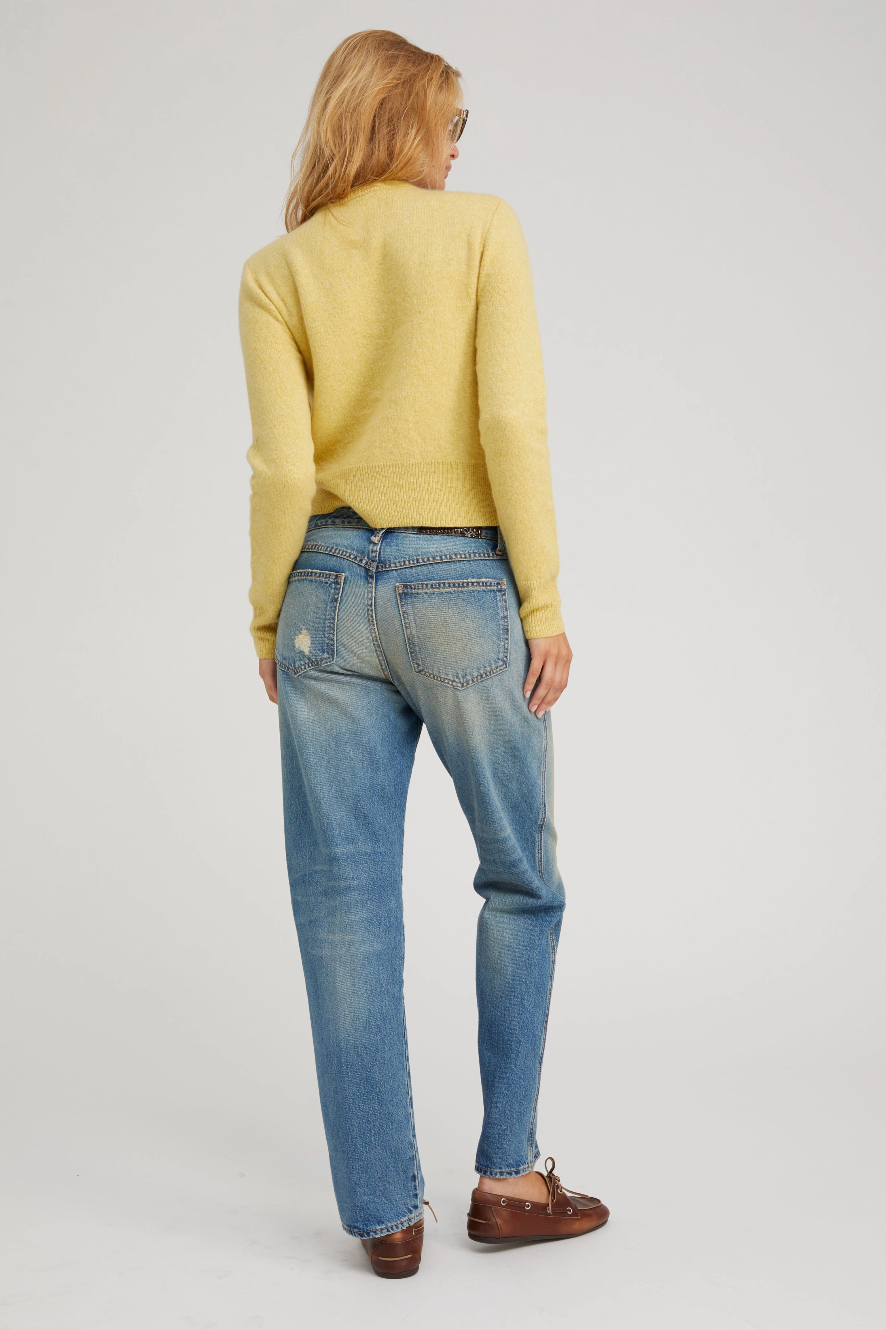 Citrus Cashmere Baby Cardigan LowProfileZipperSystem Non Restrictive Cut