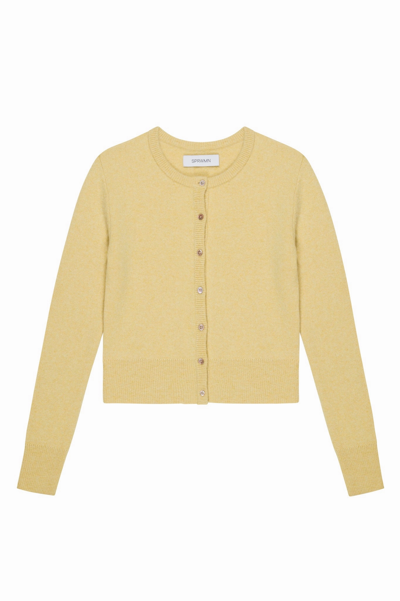 Garment Washed Flatlock Seam Technology Citrus Cashmere Baby Cardigan
