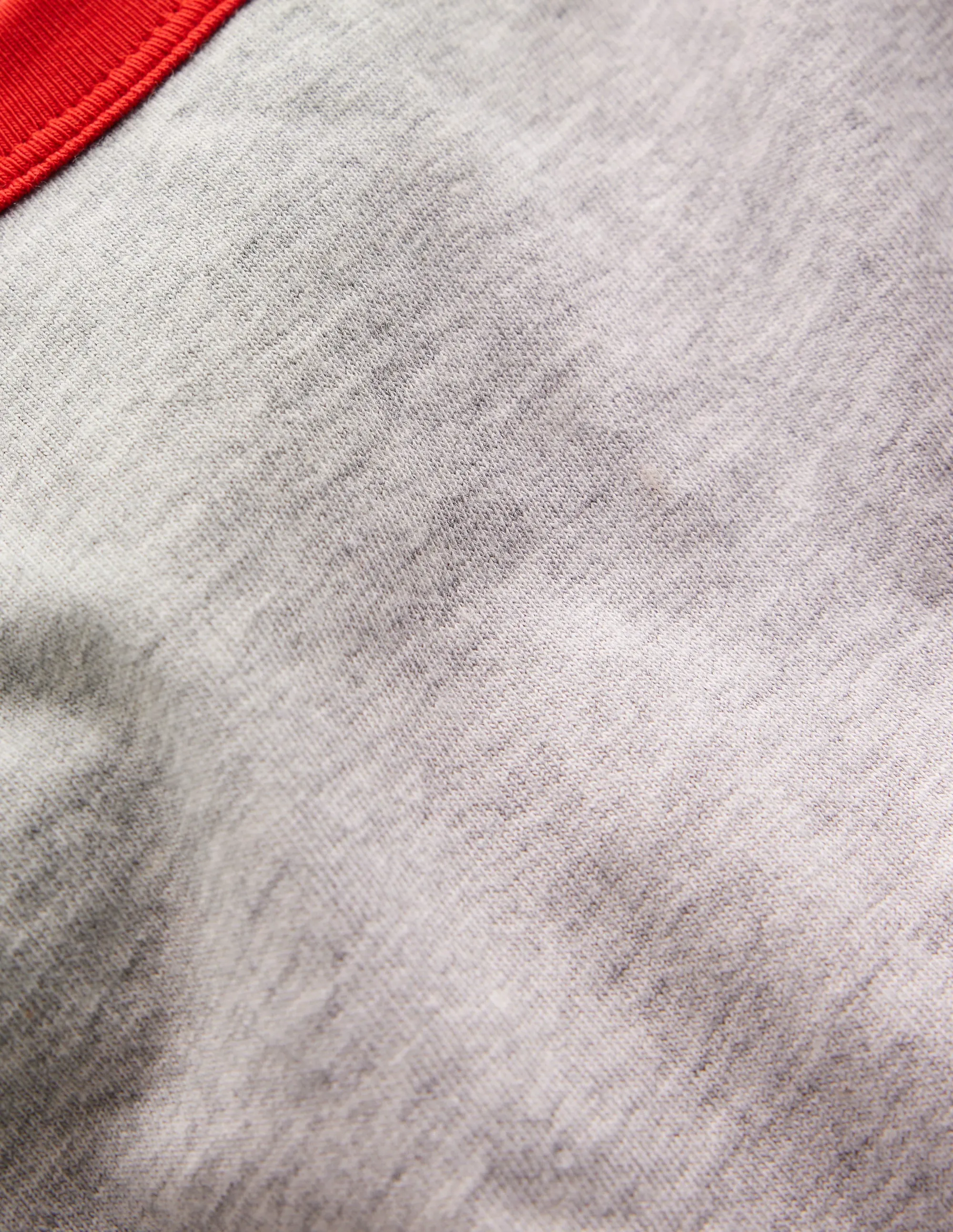 Ringer T-Shirt-Grey Marl Eco Conscious Dye Process