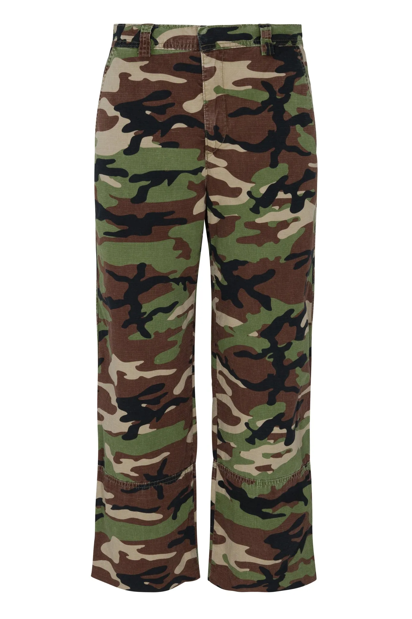 Camouflage Slash Pocket Trousers Light Design
