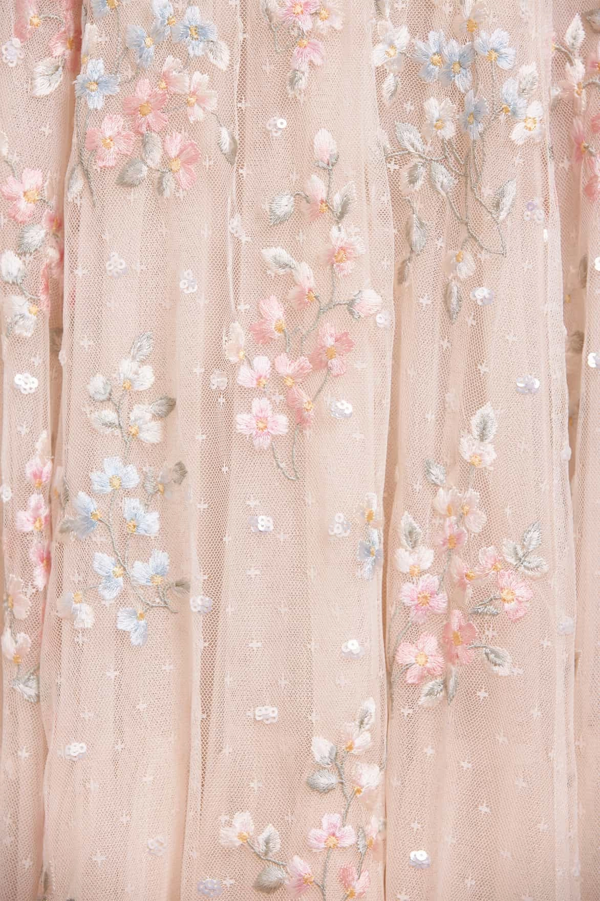 bold appearance Versailles Ditsy Cape Sleeve Ankle Gown