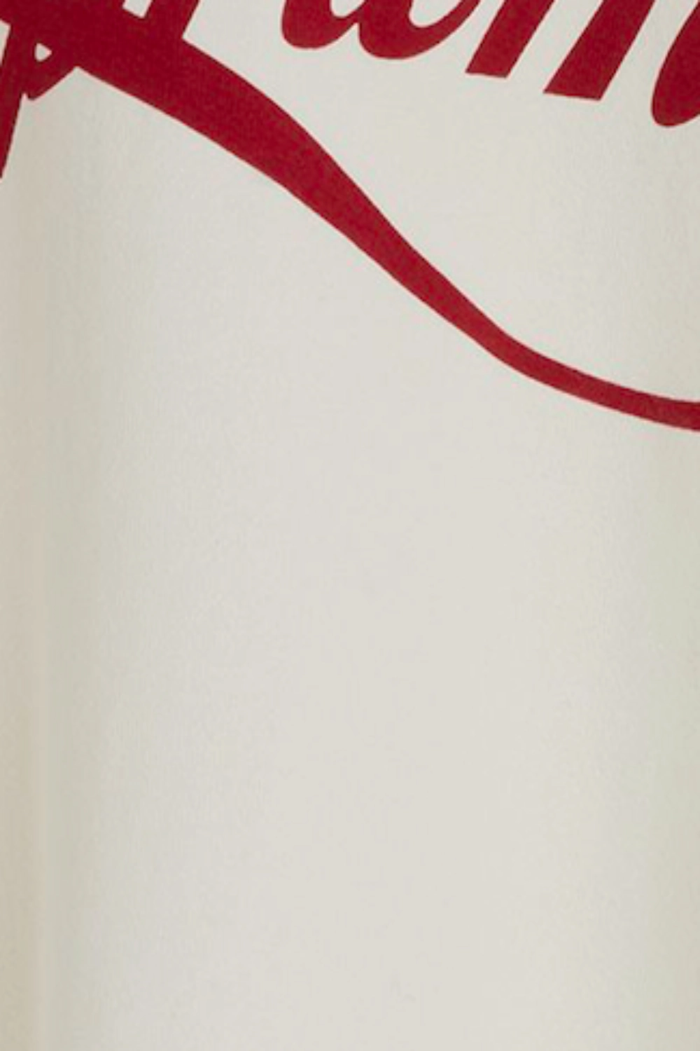 Off White Cotton Logo Script Sweatpants TwoToneEffect LightweightTexture