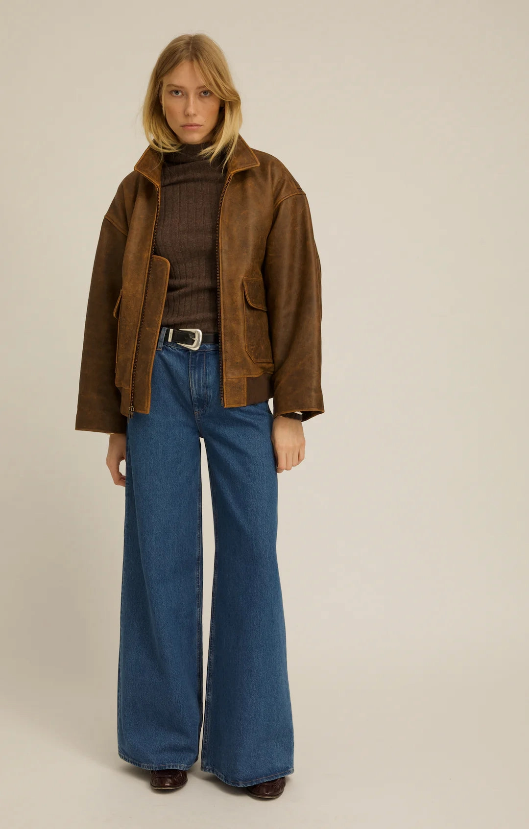 Adjustable Fit RuggedDurability Coco Wide Leg Denim