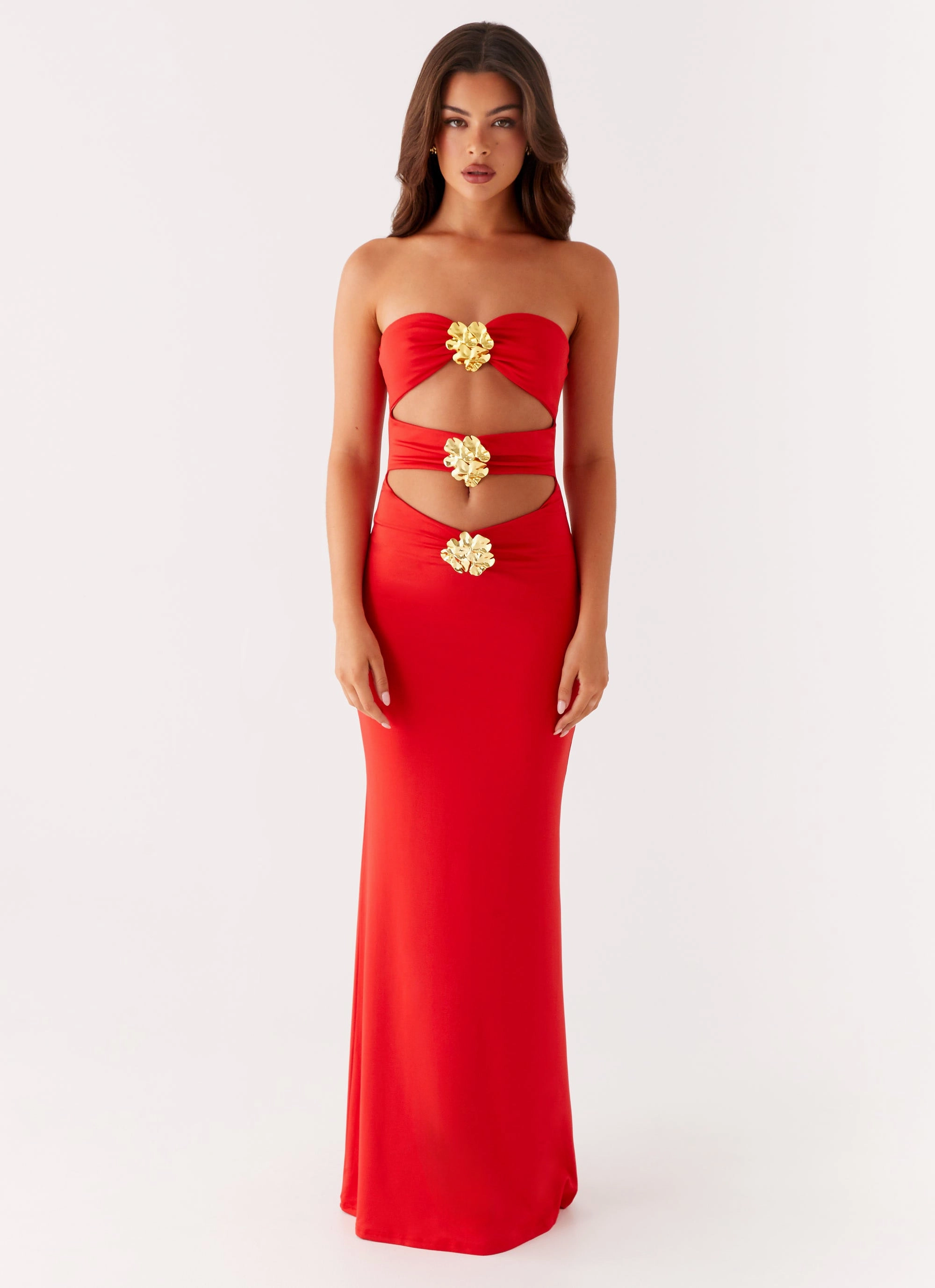 Raye Maxi Dress - Tangerine