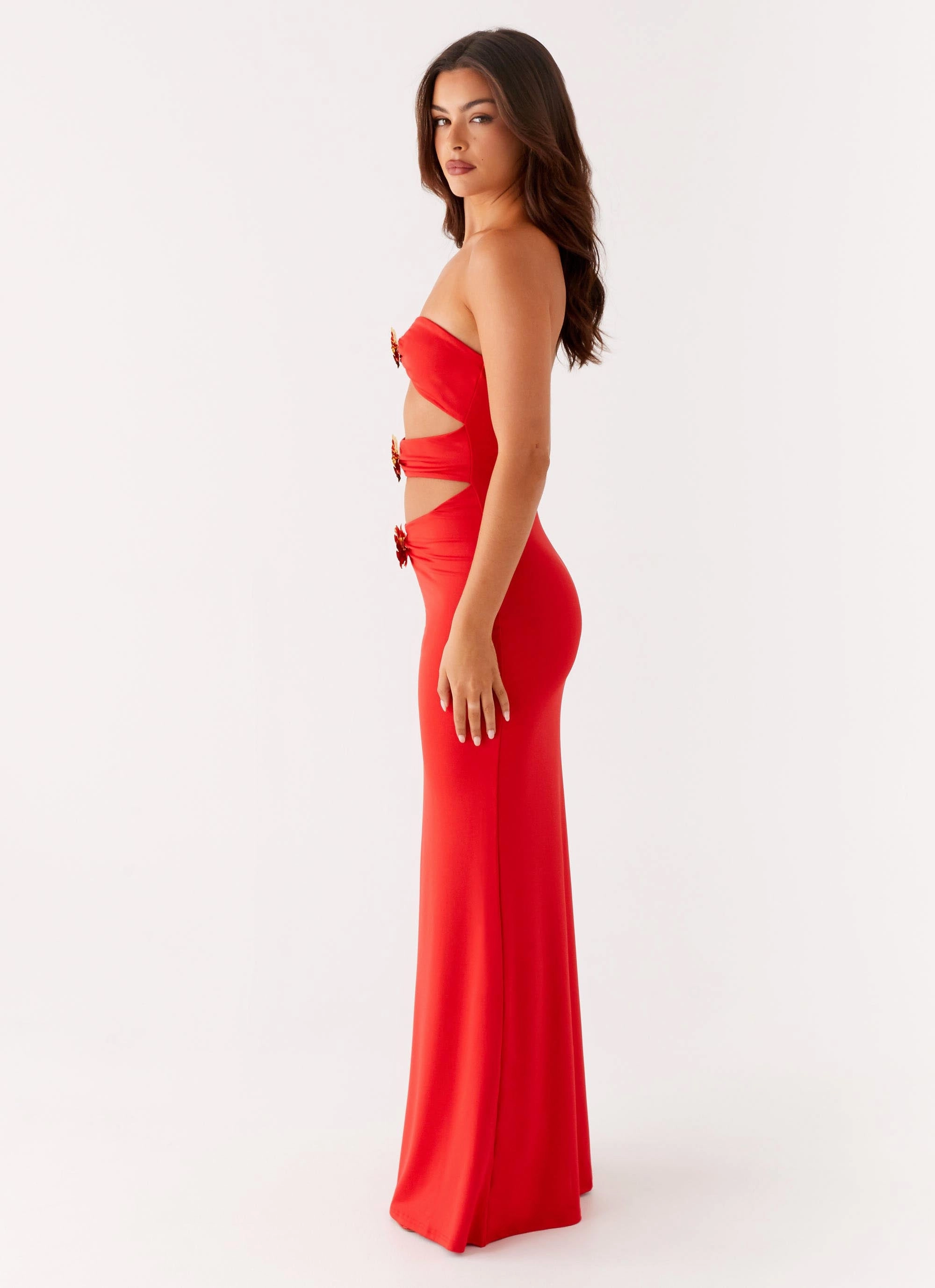 Raye Maxi Dress - Tangerine