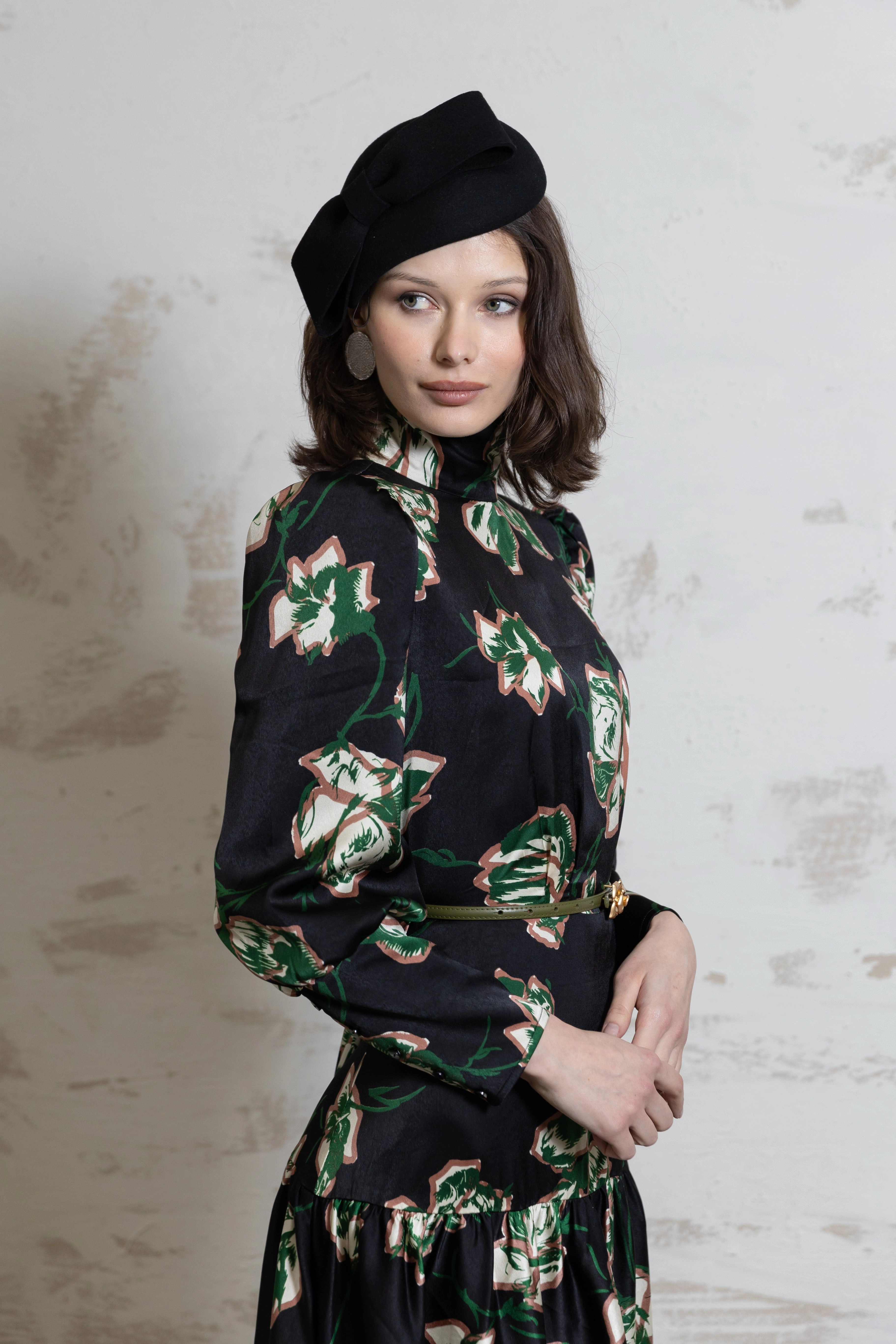 Fringe-Detail Sheer Layer Rebecca Dress