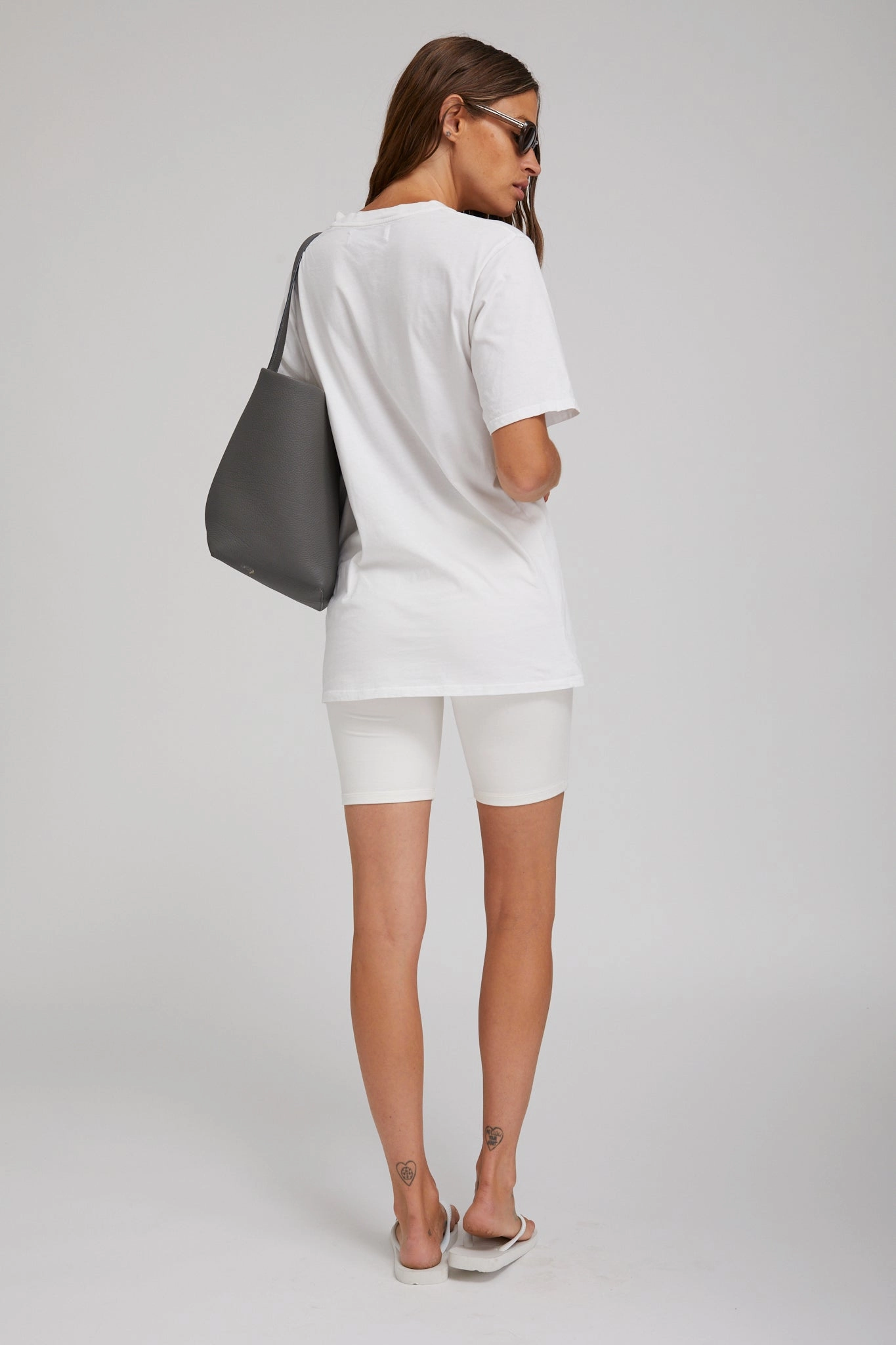 Off White City Biker Shorts NonToxicCoating Easy Care Material