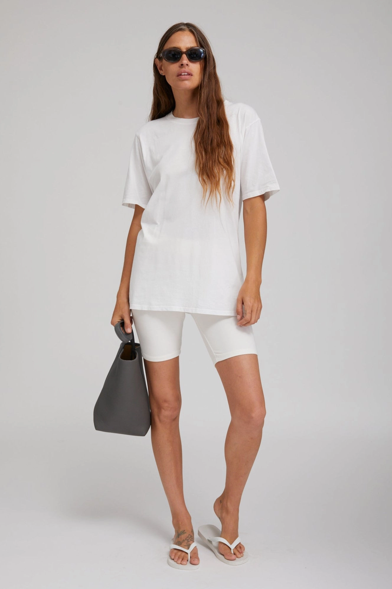 Tunic top Off White City Biker Shorts