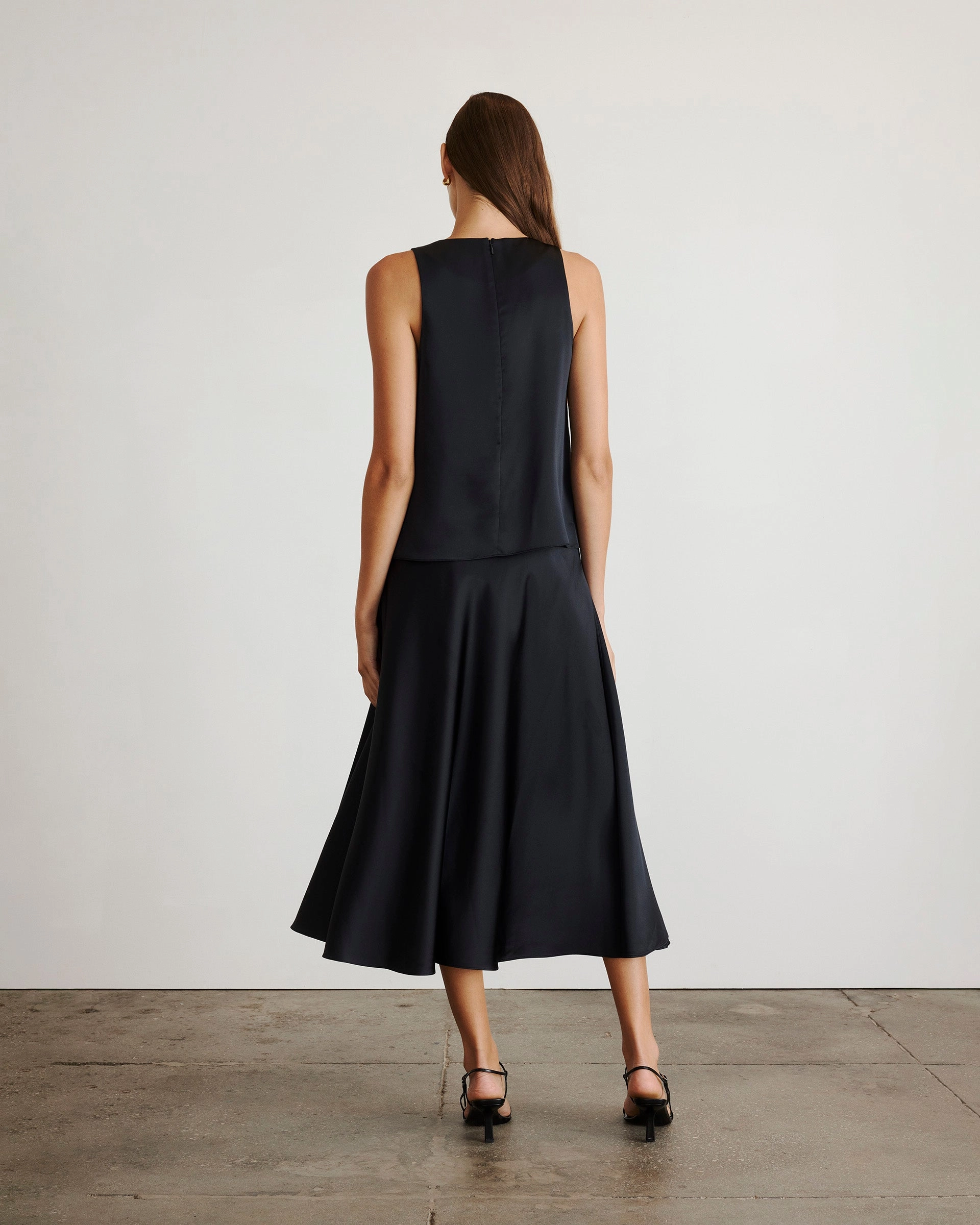 Beth Skirt Comfortable Fabric No Gap Waist Construction