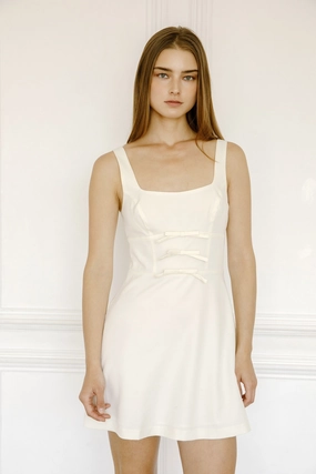 REGINA BODYCON MINI DRESS Soft Draping