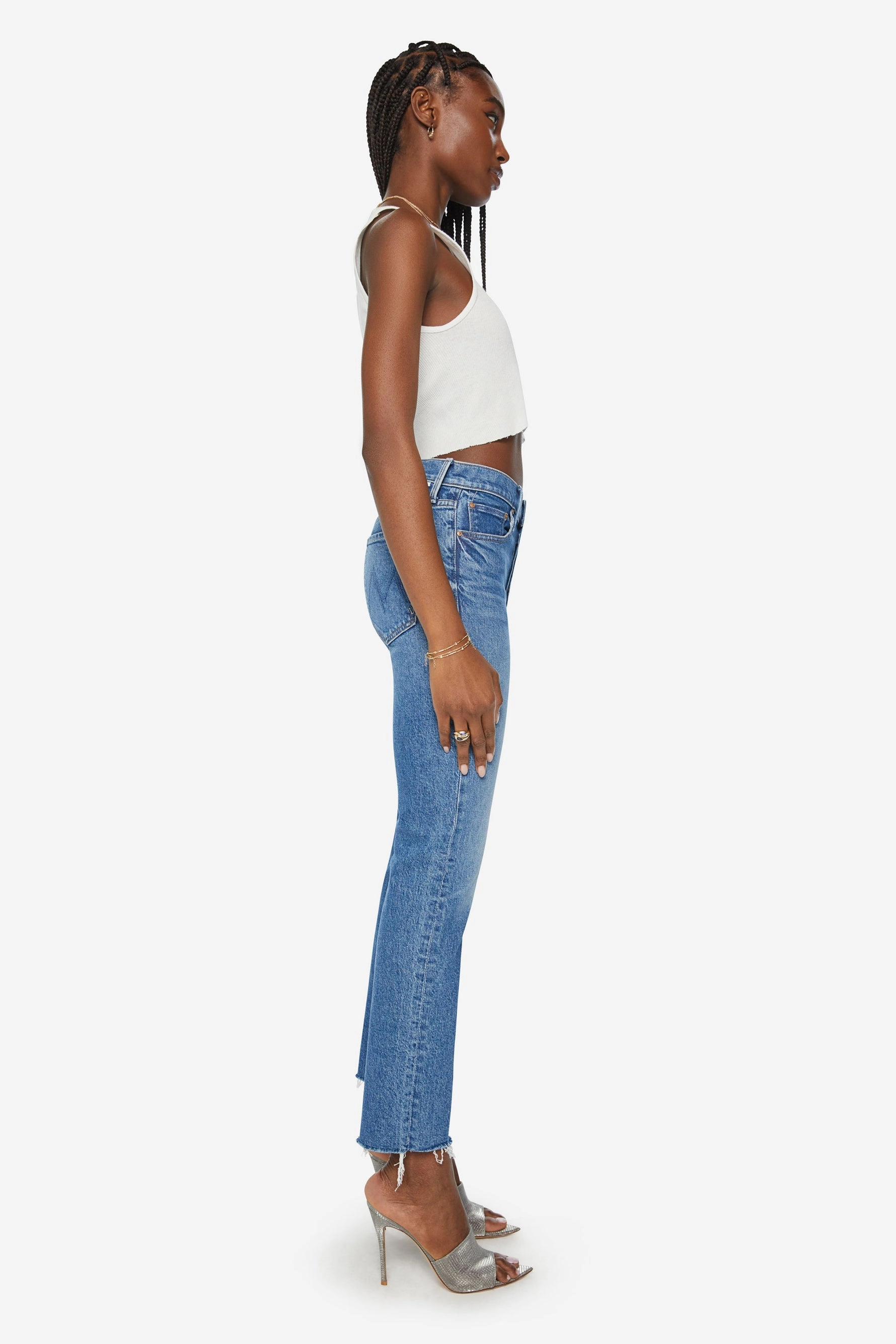 Formal City Walk Party Look Effortless casual The Tomcat Ankle Fray in Arigato Mr. Roboto