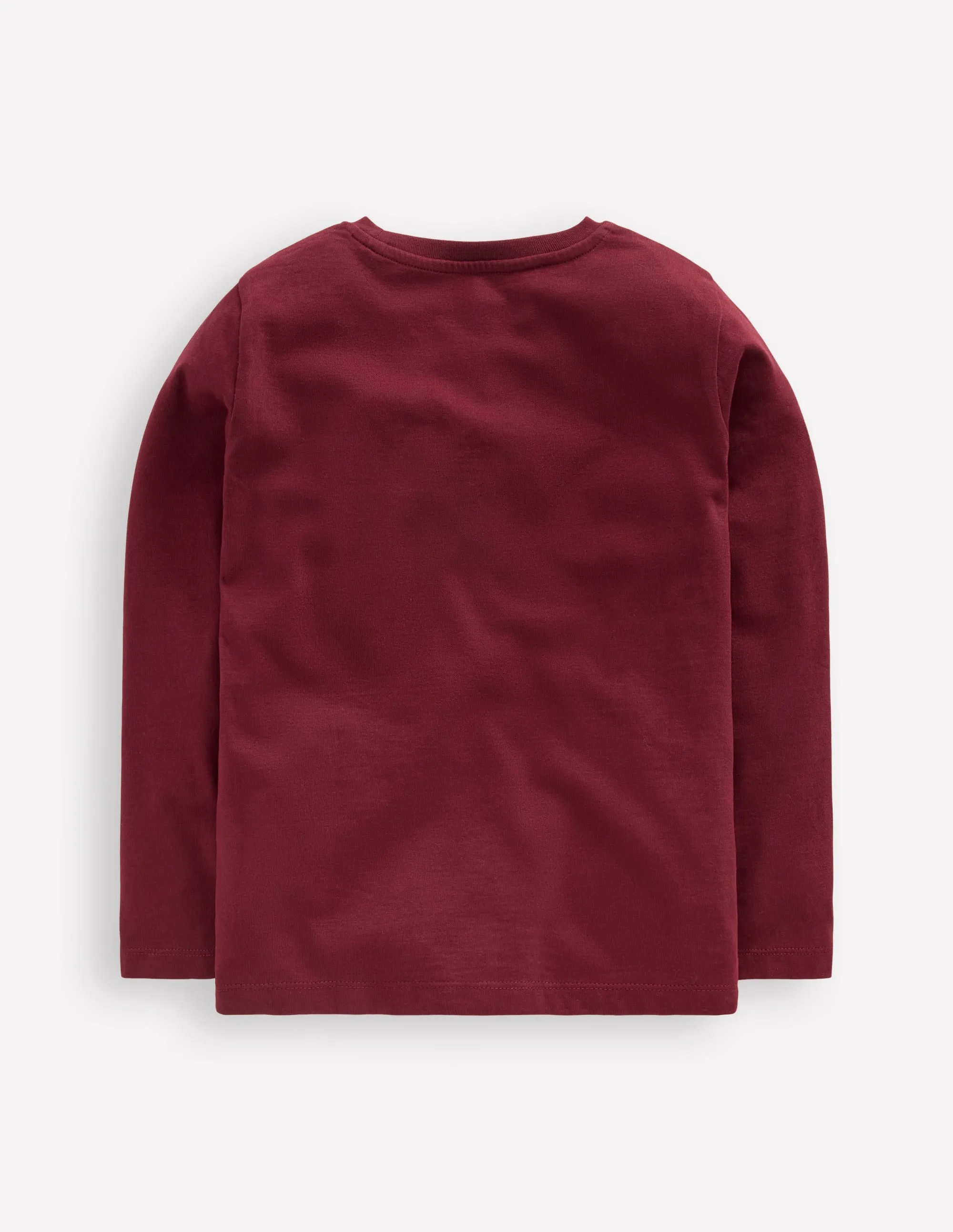 Zip Detail Appliqu T-shirt-Port Reindeer Textured Weave SlipResistant